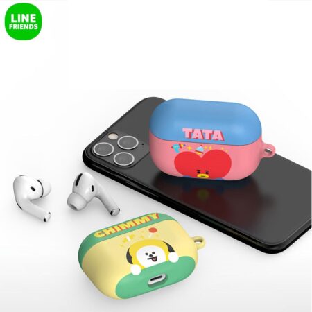 Kawaii Bt21 Cartoon Headphone Case Bts Anime Tata Chimmy