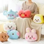 Kawaii Kpop Bts Animal Plush Toys Hand Warmer Bt21 Plushie