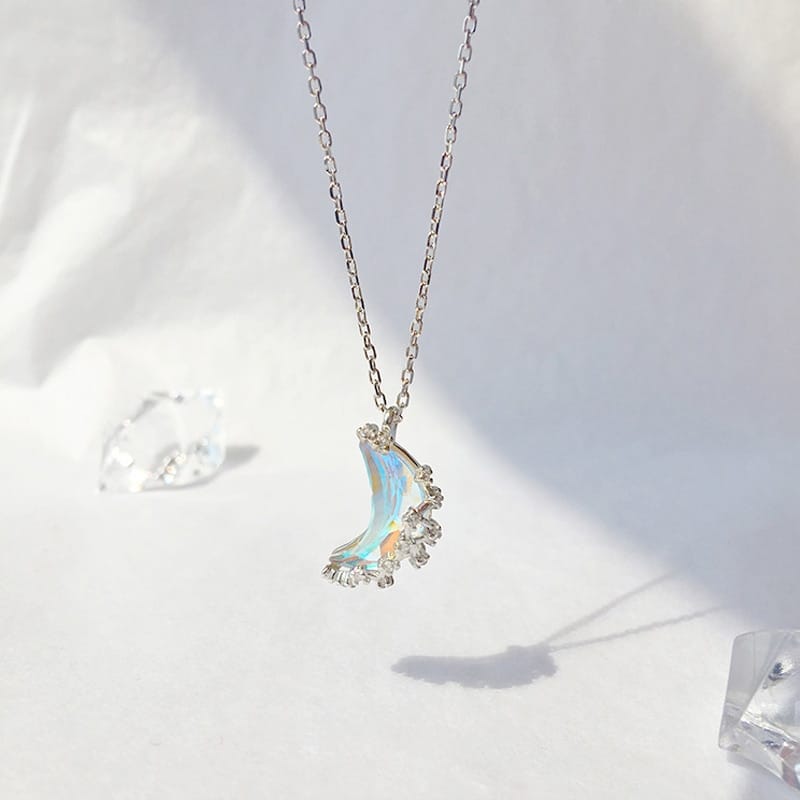 LATS-Discoloration-Moon-Stainless-Steel-Chain-Necklace-Korea-Colorful-Glazed-Stone-Pendant-Necklaces-for-Women-Fashion-3