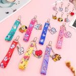New Bt21 Anime Kawaii Cooky Chimmy Rj Mang Keychain Acrylic