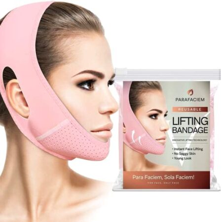 ParaFaciem Reusable V Line lifting Mask Facial Slimming Strap - Double Chin Reducer - Chin Up Mask Face Lifting Belt - V…