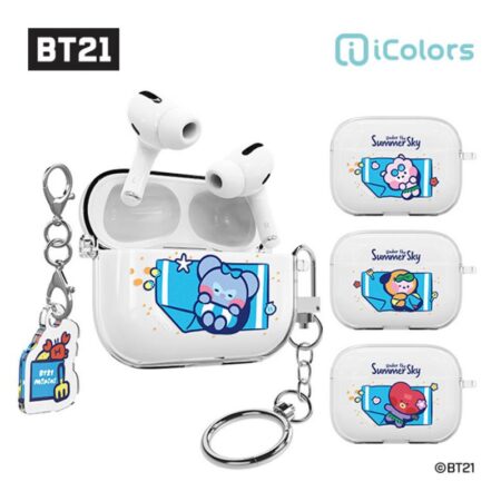 bt21 Earphone Cover for Apple Airpods 1 2 3 Pro