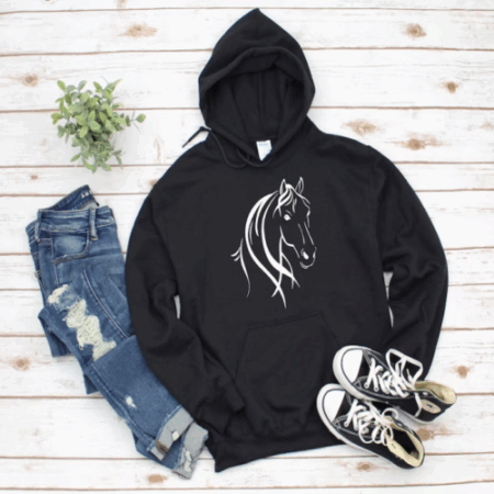 Horse Hoodie, Horse Lover Tee, Horse Girl Shirt