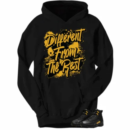 Black Taxi Jordan 12 Hoodie, Hoodie to match Black Taxi 12s