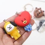 korean-bangtan-boys-Kawaii-Bt21-tata-koya-figure-doll-toy-keychain-for-women-men-cute-anime