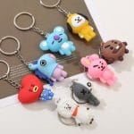 korean-bangtan-boys-Kawaii-Bt21-tata-koya-figure-doll-toy-keychain-for-women-men-cute-anime