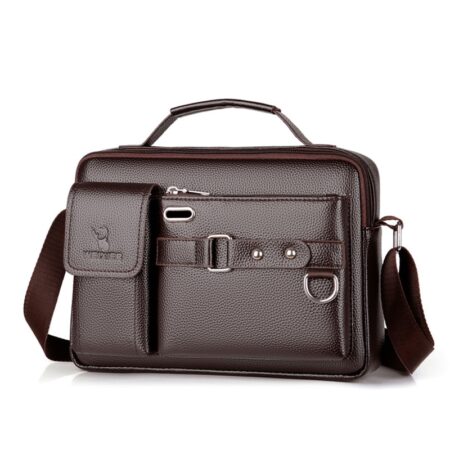 New Men Shoulder Bag for 10.4" Ipad PU Leather Business