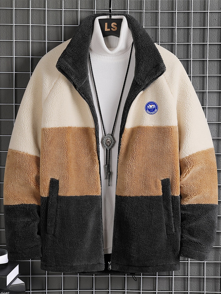 2022-New-Men-s-Winter-Warm-Jacket-Fleece-Parka-Fashion-Patchwork-Stand-Collar-Oversized-Coat-Thick-2