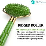 4-in-1-Jade-Roller-and-Gua-Sha-Set-Jade-Face-Roller-with-Eye-Massager-Jade-Gua-Sha-Ridged-Roller-Massager-Jade-Roller-for-Face-Real-Jade-100-Jade-Stone-Roller-Warm-Facial-Massager-or-Ice-Roller-0
