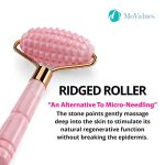 4-in-1-Jade-Roller-and-Gua-Sha-Set-Rose-Quartz-Roller-with-Eye-Massager-Jade-Gua-Sha-Ridged-Roller-Massager-Jade-Roller-For-Face-Real-Jade-100-Jade-Stone-Roller-Warm-Facial-Massager-or-Ice-Roller-0