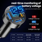 66W-4-Ports-USB-Car-Charger-Fast-Charging-PD-Quick-Charge-3-0-USB-C-Car