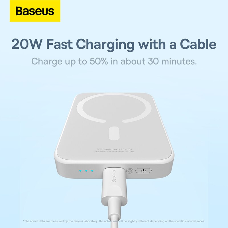 Baseus-Magnetic-Power-Bank-20W-6000mAh-Wireless-External-Battery-magsafe-Powerbank-Portable-Charger-For-iphone-14-3