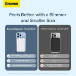 Baseus-Magnetic-Power-Bank-20W-6000mAh-Wireless-External-Battery-magsafe-Powerbank-Portable-Charger-For-iphone-14