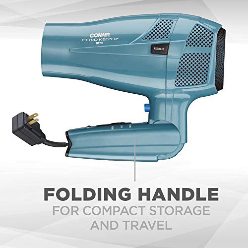 Conair-Hair-Dryer-with-Folding-Handle-and-Retractable-Cord-1875W-Travel-Hair-Dryer-Conair-Blow-Dryer-0-0