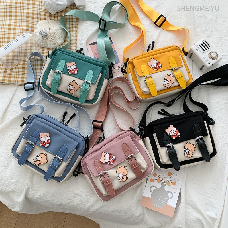 Crossbody-Female-2021-New-Cute-Girl-Canvas-Student-Korean-Version-One-shoulder-Small-Square-Bag-Multifunctional