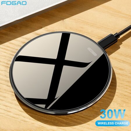 FDGAO Wireless Charger Pad 30W Fast Charging for Samsung