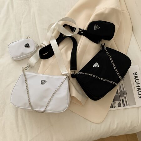 Fashionable Women's Bag Versatile Two-piece Package Chain One