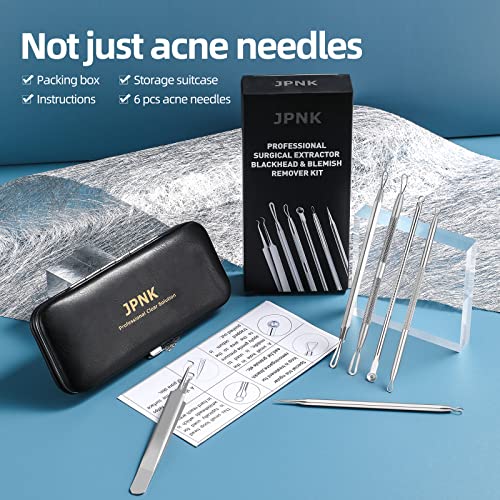 JPNK-Blackhead-Remover-Tool-Comedones-Extractor-Acne-Removal-Kit-for-Blemish-Whitehead-Popping-6-Pcs-Zit-Removing-for-Nose-Face-Tools-with-a-Leather-Bag-0-3