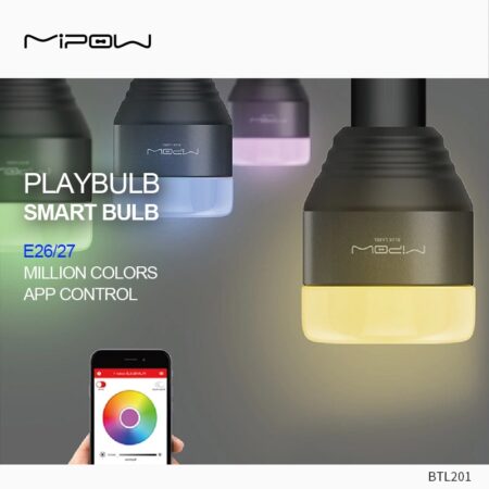 MIPOW PLAYBULB LED E26/E27 Bluetooth Smart Bulb Magic Lamp