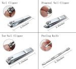 Manicure-Set-Professional-Nail-Clippers-Kit-Pedicure-Care-Tools-Stainless-Steel-Grooming-Kit-12Pcs-for-Travel-or-Home-Rose-Gold-0