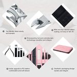 Manicure-Set-Professional-Nail-Clippers-Kit-Pedicure-Care-Tools-Stainless-Steel-Women-Grooming-Kit-18Pcs-for-Travel-or-Home-Pink-0
