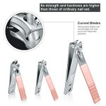 Manicure-Set-Travel-Mini-Nail-Clippers-Kit-Pedicure-Care-Tools-10pcs-Stainless-Steel-Grooming-kit-Pink-0