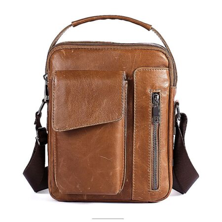 Messenger Leather For Genuine Men Sling Bag