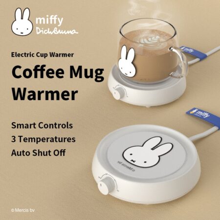 Miffy Coffee Mug Warmer for Office Home with 3 Temperature Settings