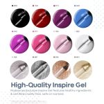Modelones-12-Colors-Gel-Nail-Polish-Kit-with-U-V-Light-48w-LED-Nail-Dryer-LampGel-Base-and-Top-CoatNail-Art-ToolsGlitter-Sequins-Rhinestones-Essential-Manicure-Kit-Holiday-Gift-Sets-0