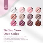 Modelones-35-Psc-Gel-Nail-Polish-Kit-with-U-V-Light-48W-Nail-Dryer-12-Colors-Nude-Pink-Gel-Nail-Polish-Set-with-Glossy-Matte-Base-Top-Coat-Nail-Art-Decorations-Manicure-Tools-DIY-Christmas-Gift-0