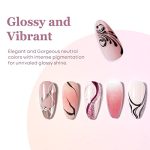 Modelones-35-Psc-Gel-Nail-Polish-Kit-with-U-V-Light-48W-Nail-Dryer-12-Colors-Nude-Pink-Gel-Nail-Polish-Set-with-Glossy-Matte-Base-Top-Coat-Nail-Art-Decorations-Manicure-Tools-DIY-Christmas-Gift-0