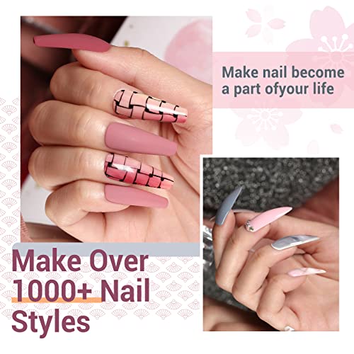 Modelones-Gel-Nail-Polish-Kit-with-U-V-Light-48W-LED-Nail-Lamp-7-Colors-Nude-Gray-Pink-Gel-Polish-Starter-Kit-Manicure-Soak-off-U-V-LED-Gel-Nail-Polish-Set-Salon-DIY-Home-Nail-Decoration-Gift-for-Wome-0-4