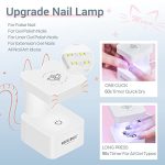 Modelones-Nail-Tips-and-Glue-Gel-Kit-Gel-x-Nail-Kit-4-in-1-Nail-Glue-Gel-Ultra-Portable-LED-Nail-Lamp-with-500Pcs-Coffin-Nail-Nail-Prep-Dehydrate-and-DIY-Nail-Art-Tools-Gel-Nail-Extension-Kit-0