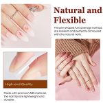 Modelones-Nail-Tips-and-Glue-Gel-Nail-Kit-15ml-4-In-1-Nail-Gel-and-Base-Gel-with-9-Colors-Jelly-Gel-Polish-Manicure-Palette-and-500Pcs-Almond-NailsPro-Nail-Art-Brush-Nail-Extension-DIY-Salon-0