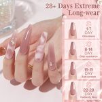 Modelones-Poly-Nail-Gel-Kit-30ml-2PCS-Clear-Deep-Nude-Colors-with-Slip-Solution-Extension-Builder-Enhancement-Professional-Starter-Kit-All-in-One-Nail-Technician-French-Kit-Gift-for-Christmas-New-Year-0