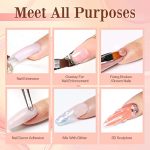 Modelones-Poly-Nail-Gel-Kit-30ml-2PCS-With-Slip-Solution-Extension-Builder-Enhancement-Professional-Starter-Kit-All-in-One-Nail-Technician-French-Kit-0
