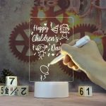 Note-Board-Creative-Led-Night-Light-USB-Message-Board-Holiday-Light-With-Pen-Gift-For-Children