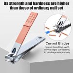 OUCPC-Manicure-Set-Professional-Pedicure-Kit-Nail-Care-Tools-16-in-1-Stainless-Steel-Nail-Clippers-Set-Grooming-Kit-with-Luxurious-PU-Leather-Travel-Case-Pink-0