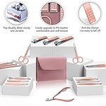 OUCPC-Manicure-Set-Professional-Pedicure-Kit-Nail-Care-Tools-16-in-1-Stainless-Steel-Nail-Clippers-Set-Grooming-Kit-with-Luxurious-PU-Leather-Travel-Case-Pink-0