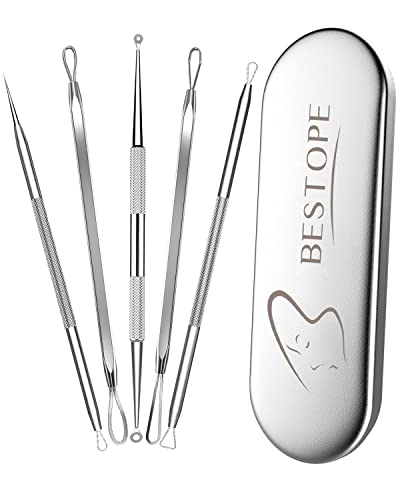 TAYTHI Blackhead Remover Tool, Pimple Popper Tool Kit, Blackhead Extractor tool for Face, Extractor Tool for Comedone…