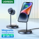 UGREEN-Magnetic-Wireless-Charging-Stand-20W-Max-Power-2-in-1-Charging-Stand-For-iPhone-14