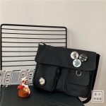 Women-Simple-Crossbody-Bag-Black-And-White-Harajuku-Cute-Student-One-shoulder-Messenger-Canvas-Bag-Korean
