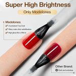 modelones-15ml-Gel-Top-and-Base-Coat-Set-2Pcs-Gel-Nail-Polish-Base-and-Shiny-Top-Coat-Nail-Starter-Kit-with-No-Wipe-Gloss-Clear-Base-Top-Coat-Nail-Supplies-Set-Christmas-Nail-Art-Design-Gifts-0