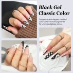 modelones-Gel-Nail-Polish-Black-Solid-Gel-Polish-1-PCS-3g-Pudding-Gel-Upgraded-Creme-Manicure-Palette-Soak-Off-LED-Nail-Art-Gel-Salon-DIY-Gel-Nail-Design-Decoration-at-Home-1-PCS-3g-0
