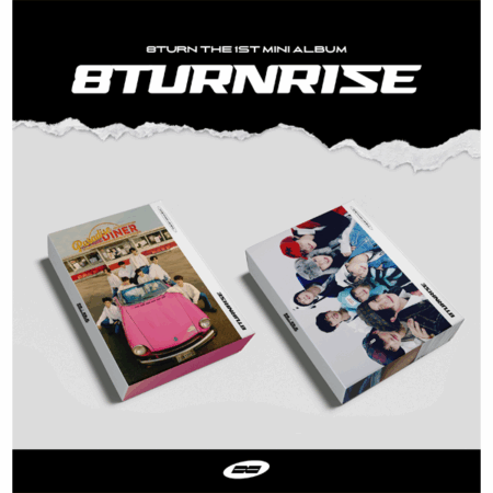 [2nd] [Off-Line Sign Event] [2CD SET] 8TURN - The 1st Mini Album [8TURNRISE] (TURN Ver. + RISE Ver.) (Second Press)
