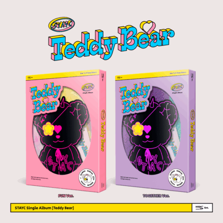 [2CD SET] STAYC - 4th Single Album [Teddy Bear] (FUN Ver. + TOGETHER Ver.)