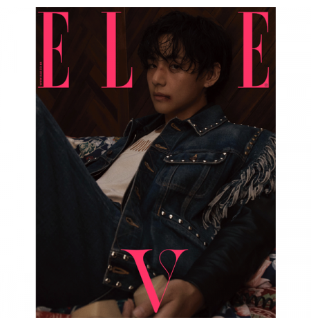 ELLE 2023.04 A Type (Cover : V / Content : V 32p, BEOMGYU & TAEHYUN 12p, LIA 10p)
