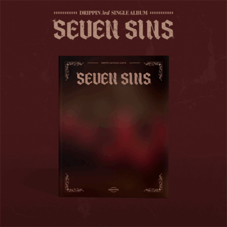 DRIPPIN - 3rd Single Album [SEVEN SINS] (Red ver.)