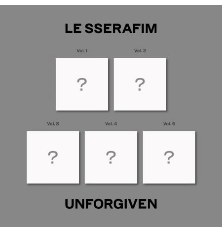 LE SSERAFIM - 1st Studio Album [UNFORGIVEN] (COMPACT Ver.) (Random Ver.)