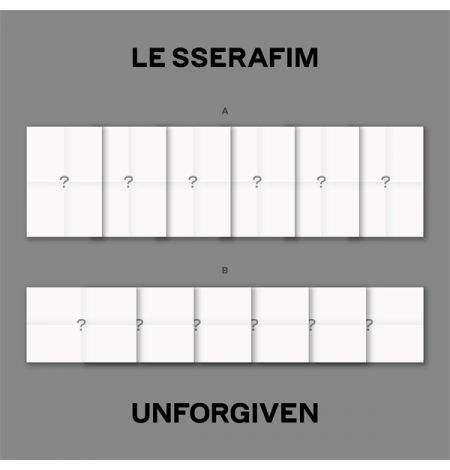 LE SSERAFIM - 1st Studio Album [UNFORGIVEN] (Weverse Albums ver.) (Random Ver.)